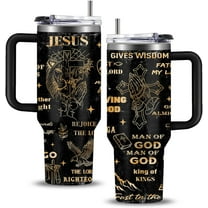 Pink Christian Inspirational Tumbler, Pray Over It Bible Verse Gifts, Christian Gifts for Women, Daily Prayer Pink Tumbler With Handle Jesus Cup 40oz