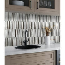 Apollo Tile 5 pack 11.8-in x 11.8-in White Marble and Glass Mosaic Tile (4.83 Sq ft/case)