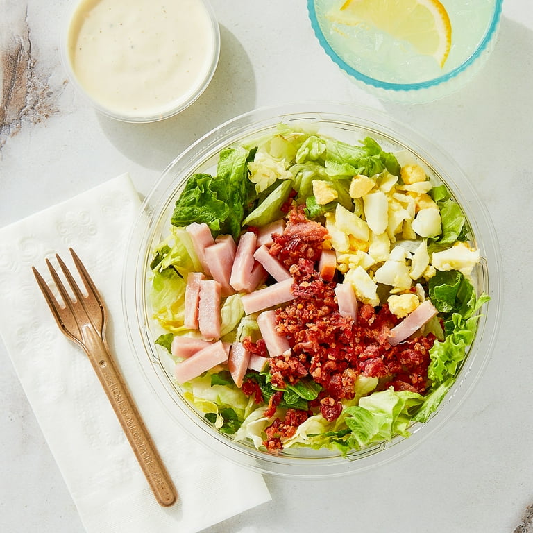 Marketside Cobb Salad with Turkey and Uncured Bacon Salad, 7.25 oz Bowl, Fresh