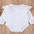 thumbnail image 3 of Newborn Baby Girls Romper Ruffles Bodysuit Jumpsuit Outfit, 3 of 5