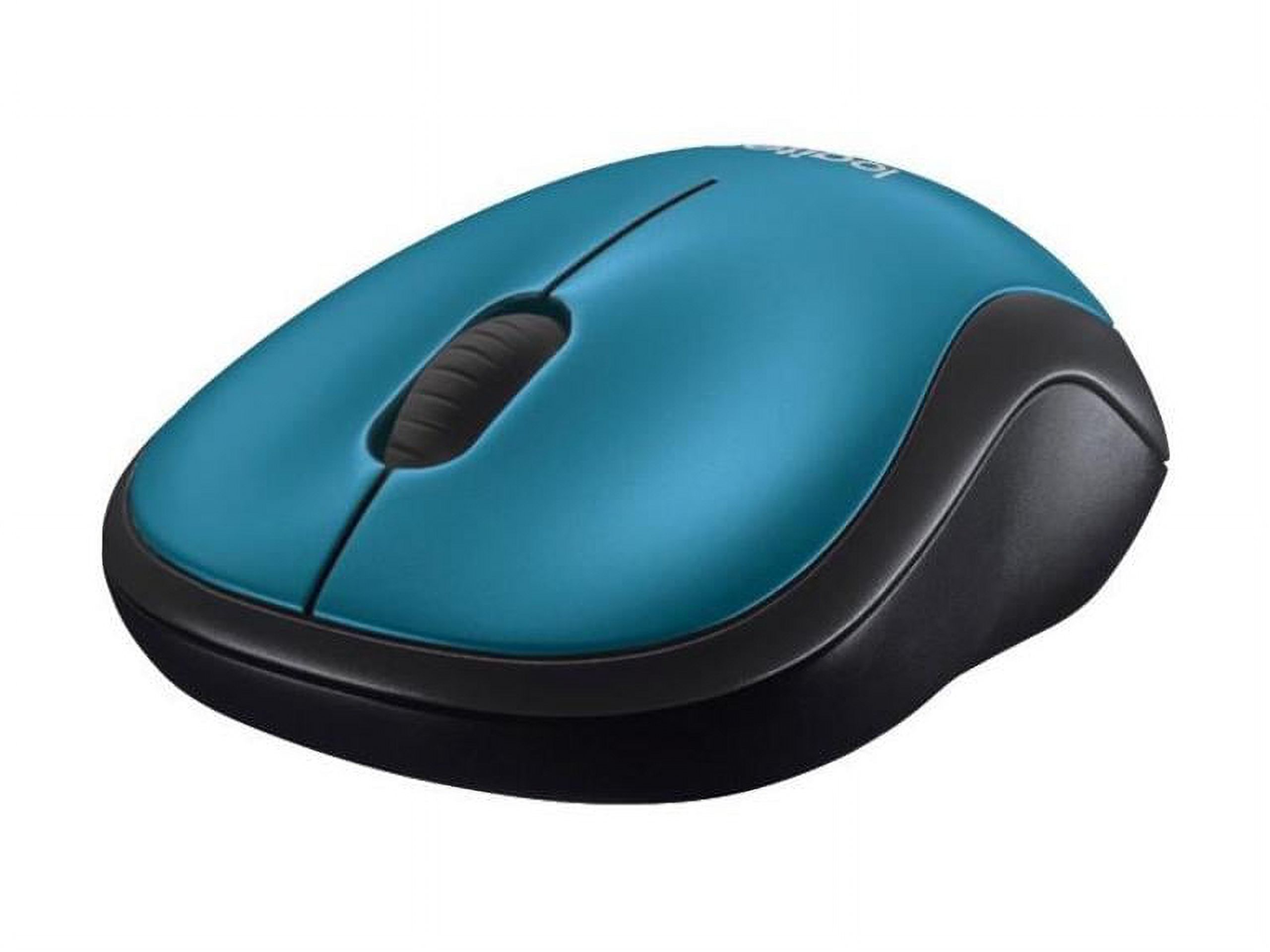 Logitech M185 Wireless Mouse, 2.4GHz with USB Mini Receiver, Ambidextrous, Blue - image 2 of 15