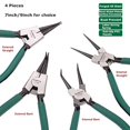 TRAHOO4 Piece Large 9 Inch Snap Ring Pliers Set Heavy Duty, Internal