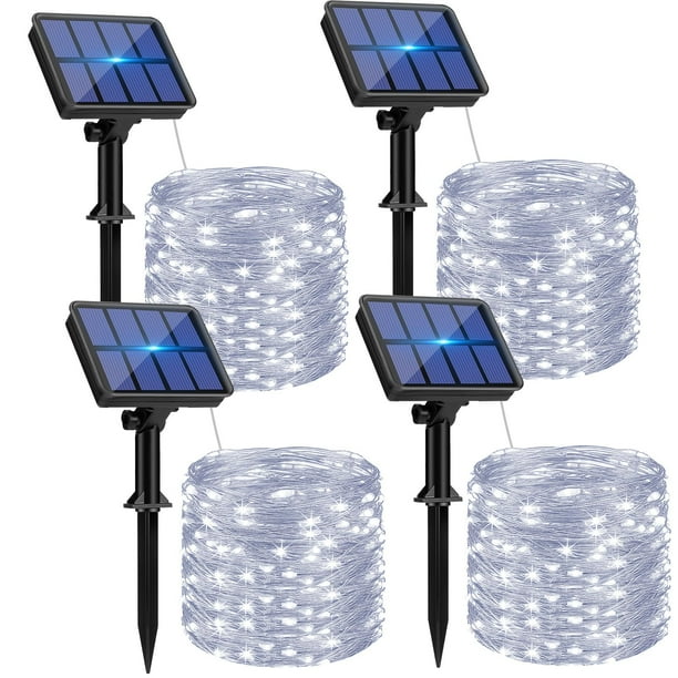 Guirnalda de luces solares btfarm 320 LED, 40 m, 8 modos, resistentes al agua