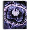thumbnail image 2 of Fleur Fractale Brillante avec Effet Bokeh - Impression sur Toile Florale, 2 of 3