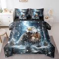 thumbnail image 1 of Erosebridal 3D Eagle Bedding Queen Size 7-Piece, Wildlife Animal Bed Set, Reversible, Microfiber, 1 of 5