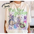 thumbnail image 3 of Pick Your Poison Vintage Shirt, Princess Halloween TShirt, Poison Apple Tee, Spooky Season, 3 of 8