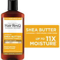 Hair ResQ Advanced Shea Butter Thickening Moisturizing Conditioner for Curly Hair, Curls, Coils & Waves, Sulfate-Free, 12 fl oz