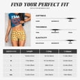 thumbnail image 3 of Kdxio Hot Dog 3 Print Workout Shorts for Women Seamless Soft Smooth Gym Yoga Scrunch Active Shorts, 3 of 5