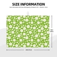 thumbnail image 4 of Bingfone Green White Flowers ,18" x 24"Dish Drying Mat for Kitchen Counter,Ultra Absorbent Microfiber, 4 of 7