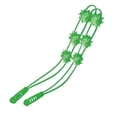 thumbnail image 1 of Masajeador de espalda con rodillo y cuerda para reducir la fatiga, correa de masaje manual portátil para espalda, cuello, hombros, piernas y cintura, color verde, 1 of 12