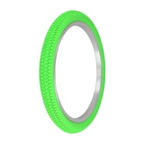 PRO  BMX Tread Bicycle Tire 20 x 1.95, for Bikes, Various Colors (Green)