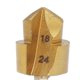 thumbnail image 2 of Foret à fraiser à tige hexagonale 1/4 po HSS, diamètre de coupe de 18 à 24 mm, foret à 90 degrés pour ouverture de trou, 2 of 4