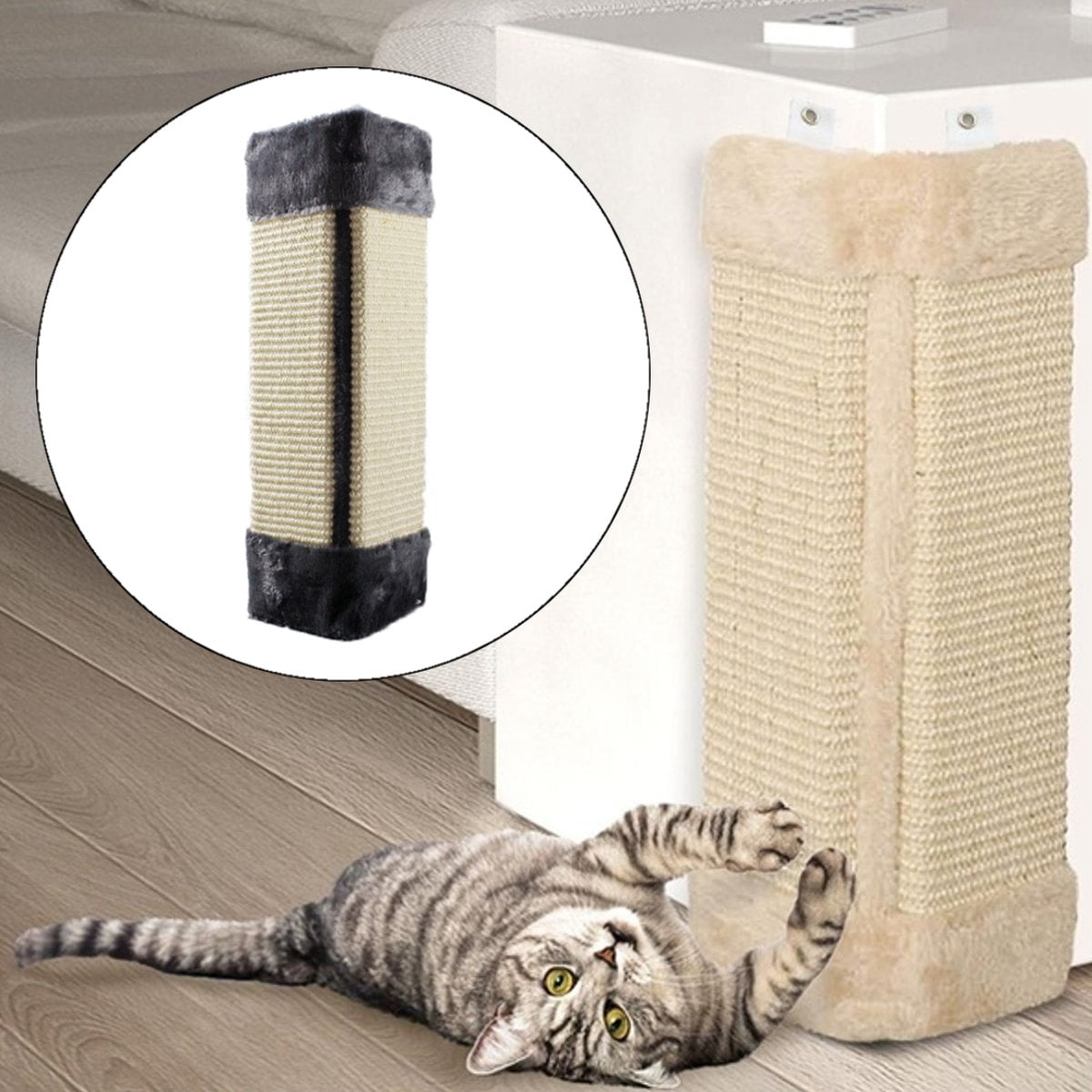 corner scratching post