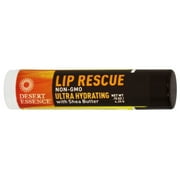 Desert Essence Lip Rescue Beurre de Karité - 0.15 oz - cas de 24