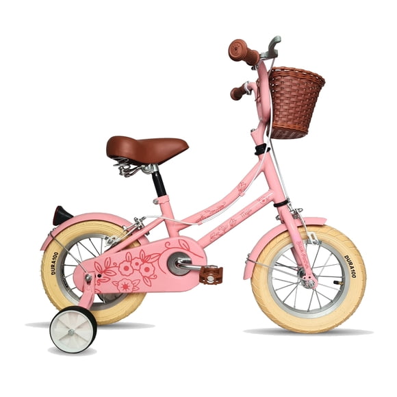 Bicicleta Infantil Maja Ruedas Entrenadoras Rodada 12 Rosa BLACK PANTHER MAJA$URBANA