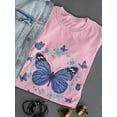 thumbnail image 3 of Beautiful Butterflies T-Shirt Women -Smartprints Designs, Female XX-Large, 3 of 4
