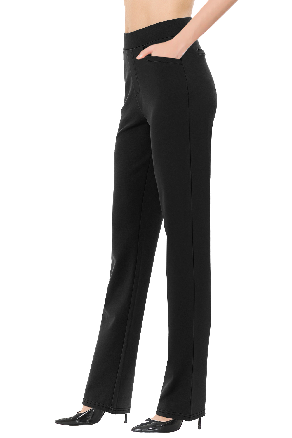 Long Trouser Pants Wrinkle-Free 