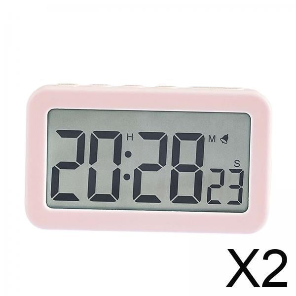 Reloj digital,Reloj digital ,Pantalla 12/24H Relojes de mesa de escritorio Posponer,Relojes de escritorio Operación fácil Reloj pequeño Hogar,Relojes de noche