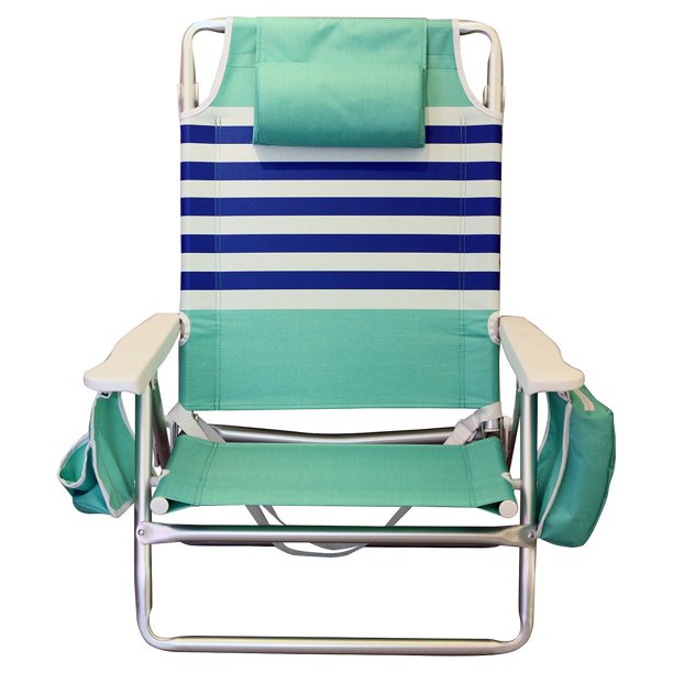 Nautica Beach Chair Mint And Blue Walmart Com