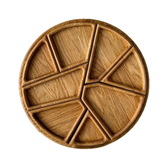 Modular Round Serving Platter With Detachable Interchangeable For Versatile Food Presentation And Easy Cleaning In Kitchen Living Spaces