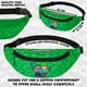 thumbnail image 2 of Riñonera Minecraft Verde con Cinturón Ajustable para Niños, 2 of 6