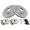 thumbnail image 2 of TRQ Front Brake Pad & Rotor Kit Brake Caliper Brake Pads Brake Rotor Ceramic Vented Premium G-Coated Fits Select 2003-2004 Honda Accord, 2 of 6