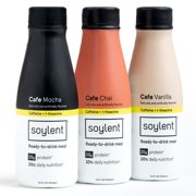 Soylent Meal Replacement Nutrition Shake, Cafe Variety pack, 20g plant protein, 14 Fl Oz, 12 Ct