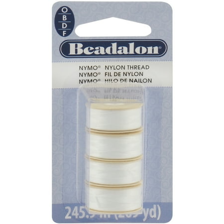UPC: 0035926133143 | Nymo Nylon Thread .012 X64yd 4/PkgWhite