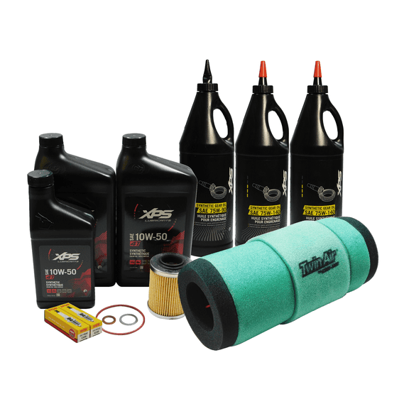 2016-2021 Can-Am Defender HD8 Max OEM 10W-50 Full Synthetic Service Kit C27