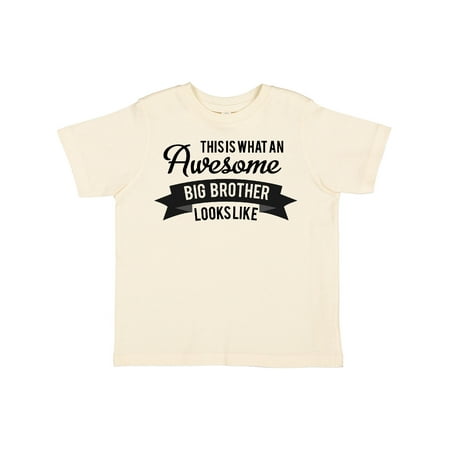 

Inktastic This is What an Awesome Big Brother Looks Like Gift Toddler Boy Girl T-Shirt