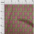 thumbnail image 1 of oneOone Viscose Chiffon Fabric Floral Block Print Fabric BTY 42 Inch Wide, 1 of 4