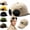 Beige, variant on Aviator Goggle Baseball Cap, Vintage Goggle Hats, Attached Sunglasses, Curved Visor, Casual Style, Goggle Caps