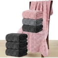 thumbnail image 2 of Juego de Toallas de Baño 3 Piezas Toallas de Microfibra Ultra Suaves y de Secado Rápido Altamente Absorbentes para Hogar, Hotel, SPA, Gimnasio (3X Negro), 2 of 4