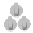 thumbnail image 5 of Pretyzoom 3Pcs Metal Oven Knobs for Cooking Rv Kitchens Stainless Steel Silver Minimalist Design, 5 of 8