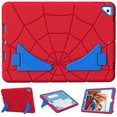 thumbnail image 2 of TECH CIRCLE for iPad 9/8/7 Generation 10.2 inch 2021 & 2020 and 2019 version ,Kids Protection,Heavy Duty Shock Resistant Rugged Protection case,with Kickstand for Kids ,Red+Blue, 2 of 7