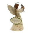 thumbnail image 2 of Enesco Jim Shore Heartwood Creek Collection Farmhouse Angel with Cat Failthful Friend Figurine, 5.2", White, 2 of 2