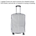 thumbnail image 6 of Uxcell 22 Inch Universal Luggage Protector, Portable Clear Dust Cover, Grey, 6 of 6