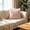 Pink, variant on Ribbed Throw Pillow, Rounded Square Cushion with Raised Channel Texture for Home and Seasonal Display, Sage Green