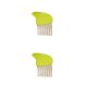thumbnail image 4 of Kearding Cortador de patatas fritas, patatas fritas vegetales, pelador, rebanador de frutas con bordes ondulados, herramienta de cocina verde 2Conjunto, 4 of 6