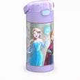 thumbnail image 3 of Thermos Kids' 12oz Stainless Steel FUNtainer Water Bottle with Bail Handle - Frozen Lavender, 3 of 5