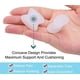 thumbnail image 4 of Corrector de gel BRILLAR para dedos de los pies 8 separadores para aliviar el dolor de Hallux Valgus, 4 of 5