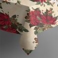 thumbnail image 3 of Multicolor Christmas Floral Pattern Rectangle Tablecloth 60"x102",Waterproof Polyester Rectangle Table Cloth, Wipeable Spillproof Polyester Tablecloth for Dining, Camping, Indoor and Outdoor, 3 of 6