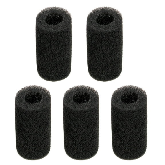 5 Pieces Pre-Filter Sponge Replacement Aquarium Filter Media Black Foam Rolls Fish for Filter Covers Accessories