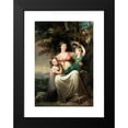 thumbnail image 2 of Pehr Gustaf von Heideken 13x18 Black Modern Framed Museum Art Print Titled - A Willow-Tree. Study, 2 of 5