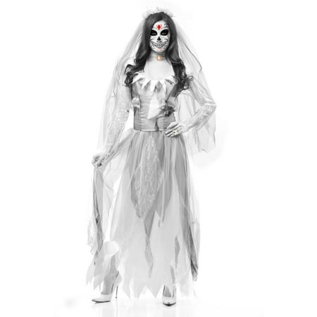 Halloween Costume Women's Dia De Los Muertos Day of the Dead Skull Mask