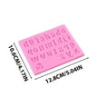 thumbnail image 3 of Staron Alphanumeric Chocolate Mould for Baking, DIY Cake Decoration Letters and Numbers, Food Safe Baking Mold, 3 of 6