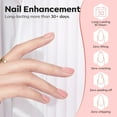 thumbnail image 3 of modelones Builder Nail Gel, 8-in-One Neutral Nude Pink Builder for Nail Thickening Apex Building, Rose Blush Pink Rubber Color Base LED Lamp Cured Strengthener Extend Hard Gel Polish for DIY Salon, 3 of 9