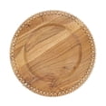thumbnail image 5 of Saro Lifestyle Rustic Stitched Edge Wood Charger (Set of 4), 5 of 5