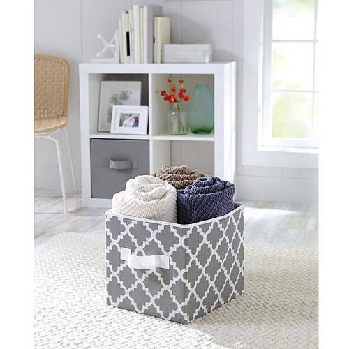 Better Homes and Gardens Collapsible Fabric Storage Cube, Set of 2