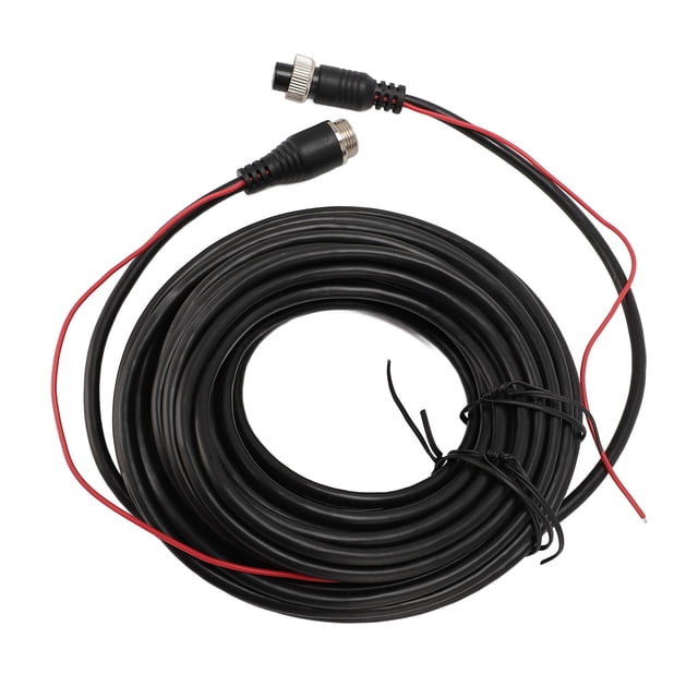 4 Pin Backup Camera Extension Cable, Dash Cam Rear View Extension Cord, Car Video Extension Cable for CCTV Rear Camera, Truck, Trailer, RV
